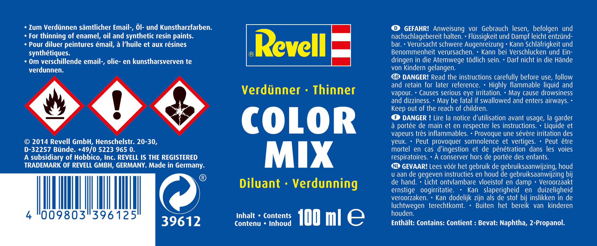 064-39612 - Revell Color Mix 100ml